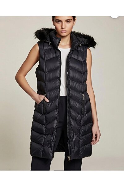 MODELİSA PELUŞLU FERMUARLI ŞİŞME YELEK KADIN