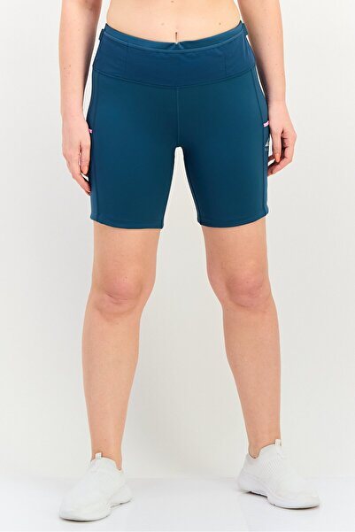 Nike شورت جري ضيق للنساء، أخضر مزرق