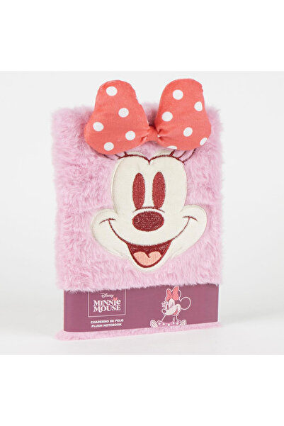Minnie Mouse Jurnal Disney pufos cu urechi A5, 14,8x21 cm, roz
