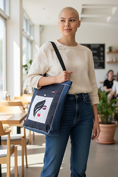 Handmade Nakış desenli çanta