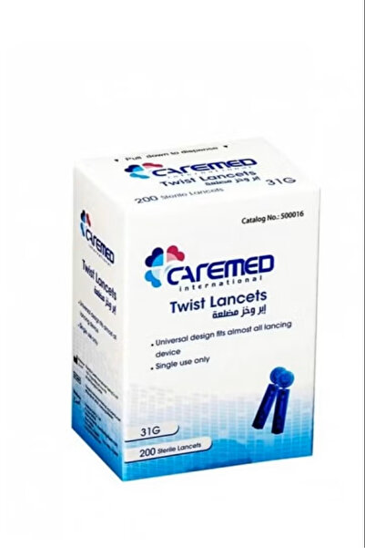 CAREMED Kermid 200 Sterile Ribbed Lancet Needles