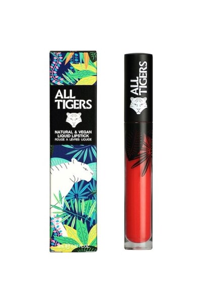 All Tigers Течно матово червило & веган 784 Lead the game, червено, 8 мл