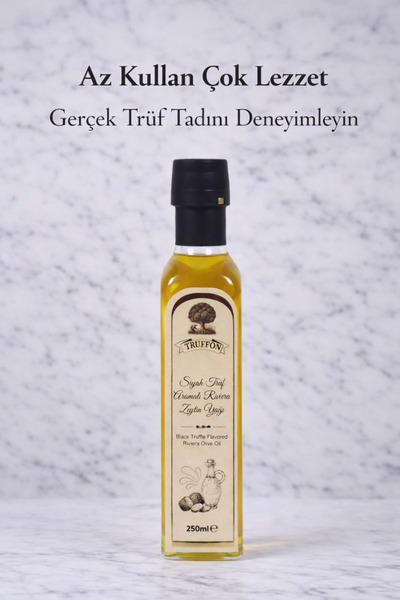 TRUFFON Siyah Trüf Yağı 250 ml-Gerçek Trüf Aromalı Truffle OİL