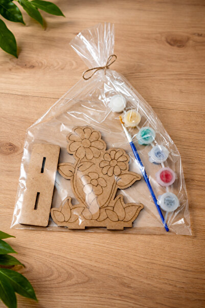 Yamih Studio Çocuk Boyama Etkinlik Seti Ahşap Boyama Kit