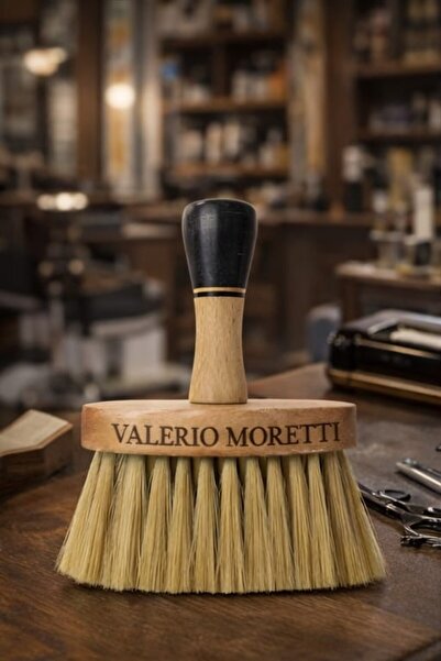 VALERIO MORETTI Premium Berber Ense Fırçası Profesyonel Boyun ve Saç Temizleme Fırçası