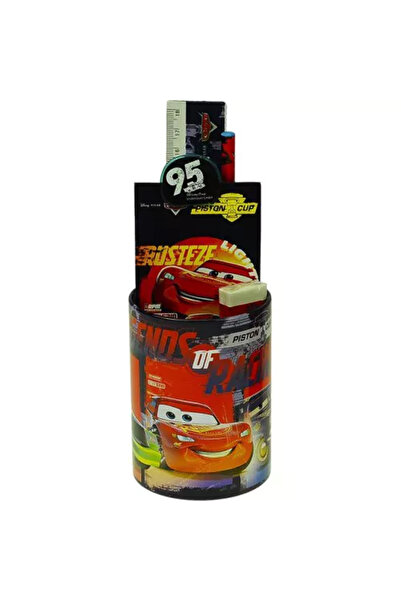 CARS Σετ 7 ειδών χαρτικής, 23x8x8 εκ. Κόκκινο/Μαύρο