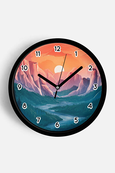 JHAAR Abstract - Boem - Natură - Ceas de perete modern cu vedere la mare - 30...