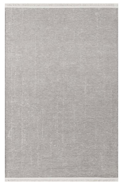 Eko Halı LIZA KILIM LIZ 02 GREY Hav Toz Vermez Kaymaz Tabanlı Yıkanabilir Düz...