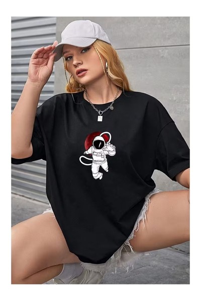 LOTS MODA Tricou unisex cu design imprimat Nasa