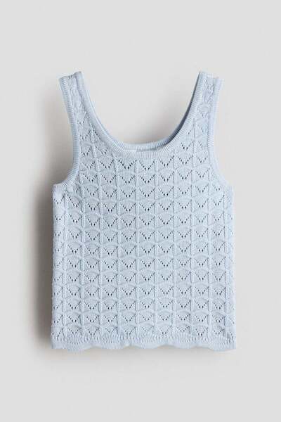 H&M Pointelle-knit vest top