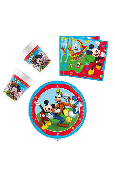 Disney Mickey Mouse Set 36 accesorii pentru petrecerea copiilor, Mickey Rock ...