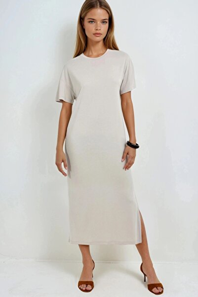 Hiccup BUSEM Φόρεμα Άνετης Γραμμής άνοιγμα Midi