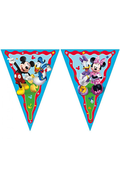 Disney Mickey Mouse Πανό Μίκυ  "Rock the House " με 9 Σημαίες, 2,3 μ.