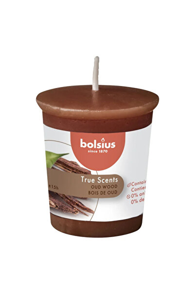 OEM Αρωματικό κερί σε σχήμα κώνου, άρωμα ξύλου ούτι, χρόνος καύσης 15 ώρες