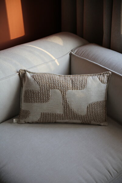 NEEDLE DUNE KREM DİKDÖRTGEN KIRLENT KILIFI