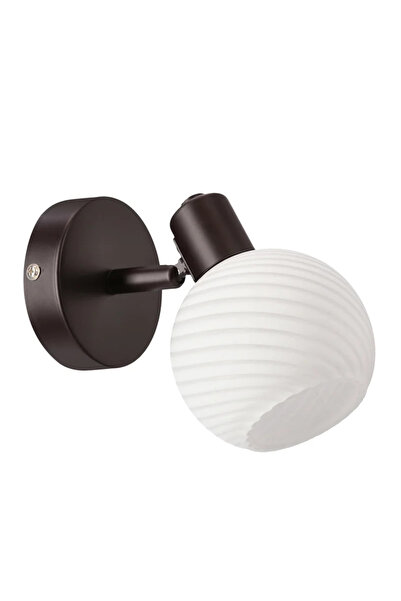 OEM Επιτοίχιο σποτ Grano, 1 x E14, 40 W, ασπρόμαυρο