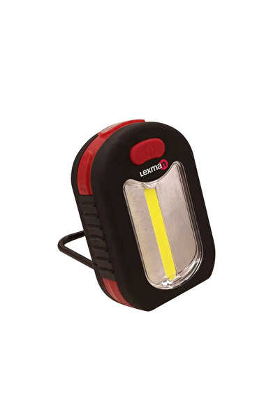 Lexman Lampa de lucru LED Lexman, 250 lm, ABS, cu carlig si magnet, negru/rosu