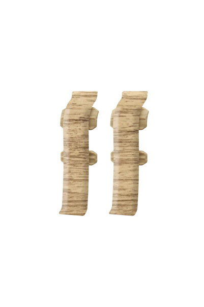 OEM Legaturi pentru plinta PVC, 60 mm, Arden 60, stejar, 2 buc/pachet