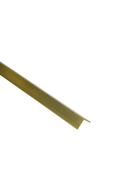 STANDERS Γωνία από ορείχαλκο, 15 X 15 X 1 mm, L = 1 μέτρο, ματ