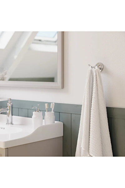 sensea Κρεμάστρα μπάνιου Charm, 2 γάντζοι, αυτοκόλλητο κούμπωμα, ασημί