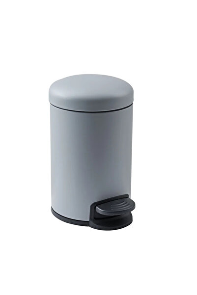 sensea Easy Granit 3 bathroom waste bin, 3 L, with pedal, round shape, steel,...