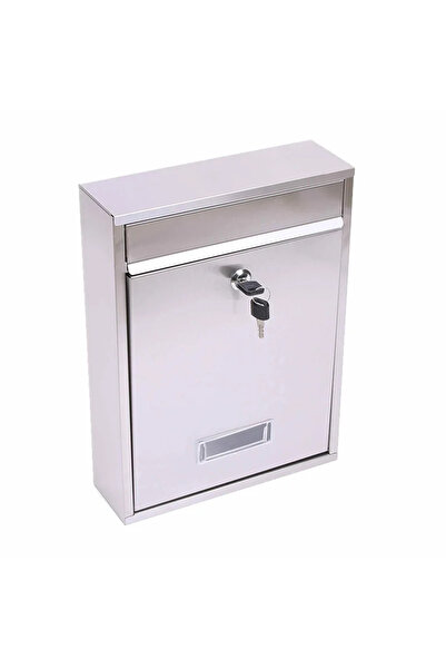 STANDERS Cutie postala exterior, Standers, otel inoxidabil, cu cilindru, gri