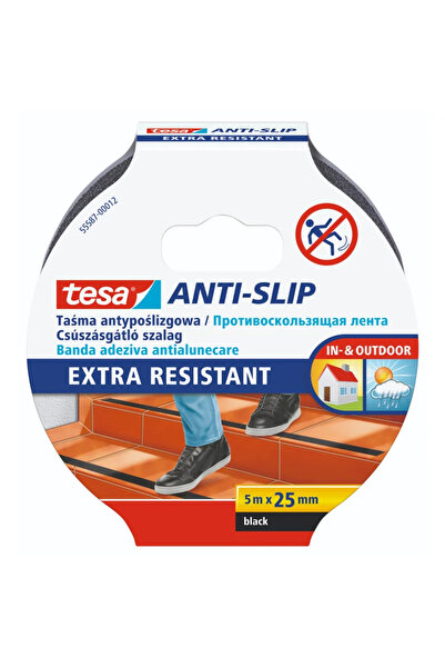 OEM Tesa αντιολισθητική ταινία, 25 χιλιοστά x 5 μέτρα, μαύρη