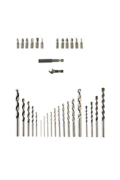 Dexter Set 33 burghie, biti si accesorii lemn, metal, zidarie