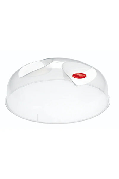 OEM Καπάκι φούρνου μικροκυμάτων, πλαστικό, Ø 25 x Υ 10 cm, Διαφανές