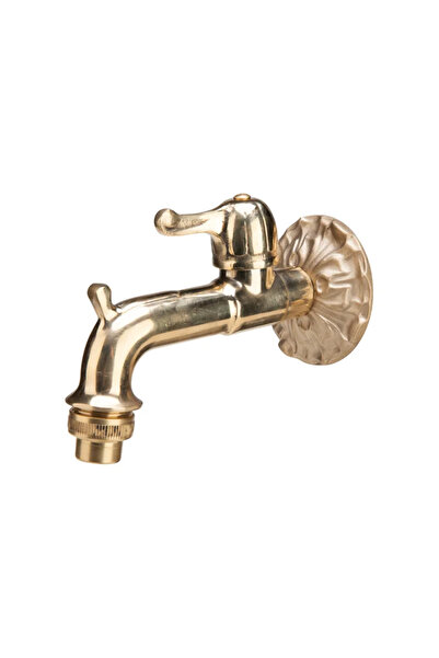 OEM Διπλό βρύση, ρετρό ορείχαλκος, με μπίλια, 1/2''