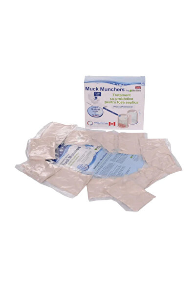 OEM Biological activator for septic tanks, Muck Munchers, 12 sachets