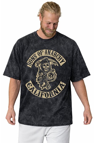SEVBANO Sons of Anarchy Rock Metal Music Band Printed Unisex Oversized Vintag...