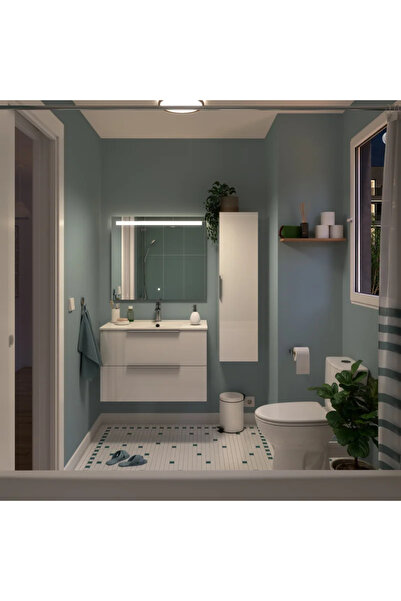 sensea Καθρέφτης μπάνιου LED Essential, 80 x 70 εκ.