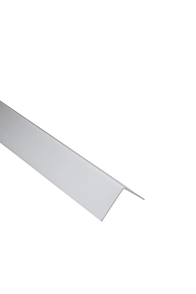 STANDERS Γωνία PVC, 30 X 30 X 1 mm, L = 1 μέτρο, ματ λευκό