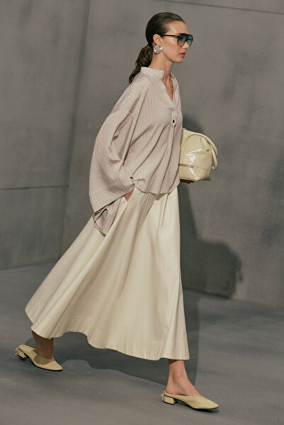 Manuka KUP DETAYLI KLOŞ ETEK VANİLYA