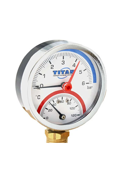OEM Θερμομανόμετρο 100°, 6 bar