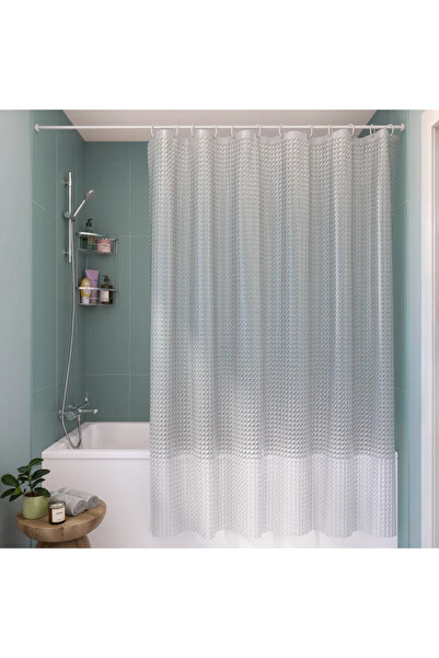 sensea Perdea dus Essential, din PEVA 180 x 200 centimetri, transparenta