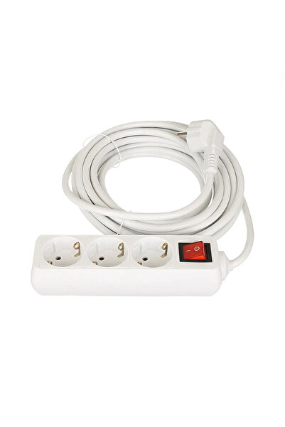 OEM Καλώδιο επέκτασης Strohm, IP20, 3 πρίζες, 3 x 1,5 mmp, 3680 W, 7 μέτρα, λ...