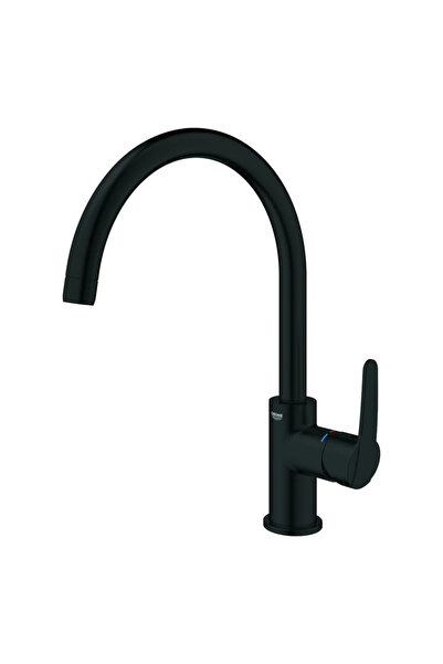 OEM Βρύση κουζίνας Clova SLM υψηλής ποιότητας, Μονό μοχλού, μαύρη