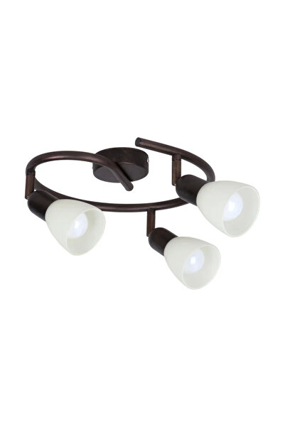 OEM Spot pe bara Soma, 3 x E14, orientabil, IP 20, maro