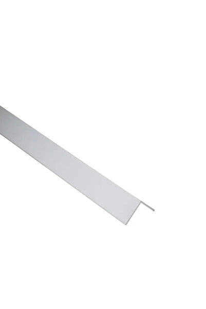 STANDERS Γωνία αλουμινίου, 20 X 20 X 1 mm, L = 1 μέτρο, σατινέ λευκό