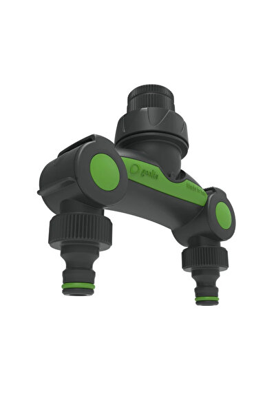 GEOLIA Σύνδεσμος βρύσης Geolia, 2 πρίζες, πολυπροπυλένιο, 12,5 - 25 mm