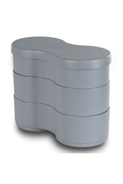 OEM Δοχείο αποθήκευσης σνακ, πλαστικό, γκρι