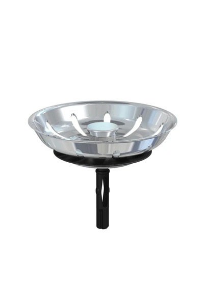 OEM Dop chiuveta, cu sita curatare, D 90mm, otel inoxidabil