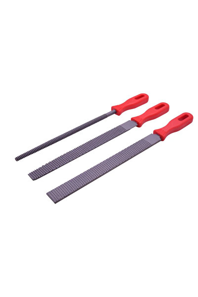 OEM Raspile lemn, maner plastic, 200 mm (set 3 buc)