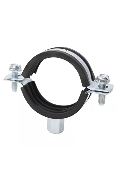 OEM Fixing clamp with gasket, with dowel, galvanized steel, Ø 20 - 25 mm