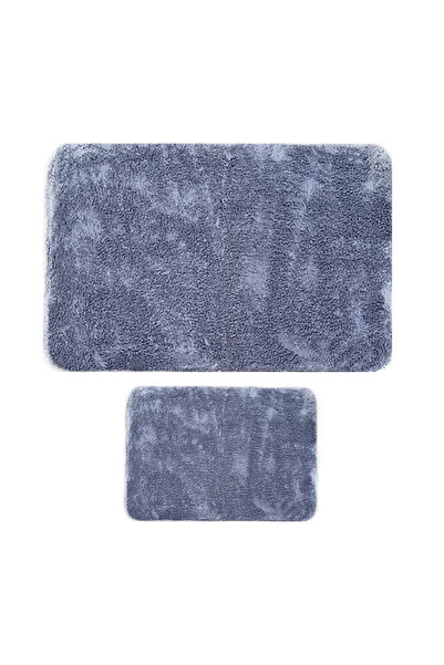 OEM Σετ Πατάκι μπάνιου , γκρι, 2 τεμάχια