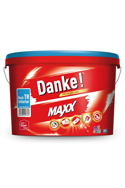 OEM База за интериорна боя Danke Maxx, прозрачен нюанс, мат, 2.5 л