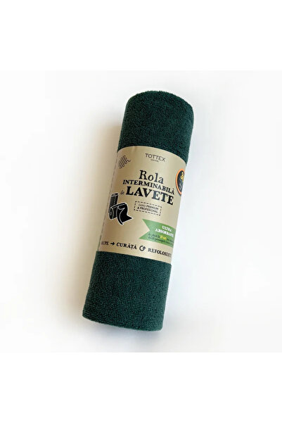 OEM Στεγνό πανί μικροϊνών, Tottex, 30 x 30 cm, πολύχρωμο, ρολό 30 τεμαχίων