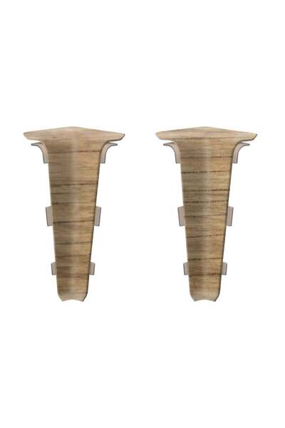 OEM Colt interior pentru plinta PVC, 70 mm, Artens, Bourbon 70.10, stejar, 2 ...